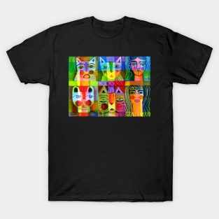 Cats and two ladies T-Shirt